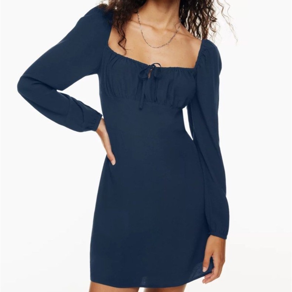 Aritzia Delilah Long Sleeve Mini Dress